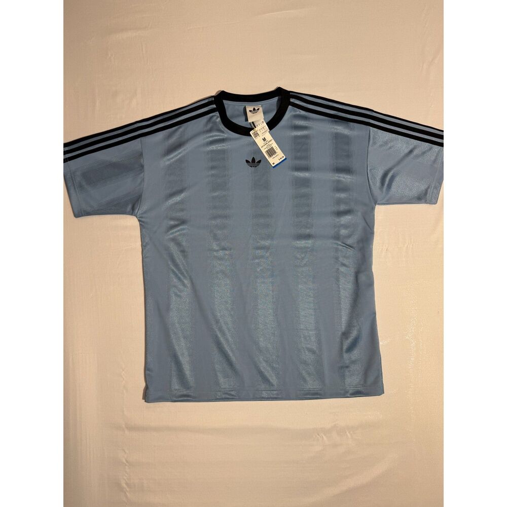 NWT Adidas Adicolor Jacquard Jersey | Ash Blue | Size Medium